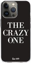 Casetastic Apple iPhone 13 Pro Hoesje - Softcover Hoesje met Design - The Crazy One Print
