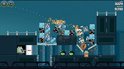 Witte vogels vernietigen blokken met Star Wars thema. Score 16670.