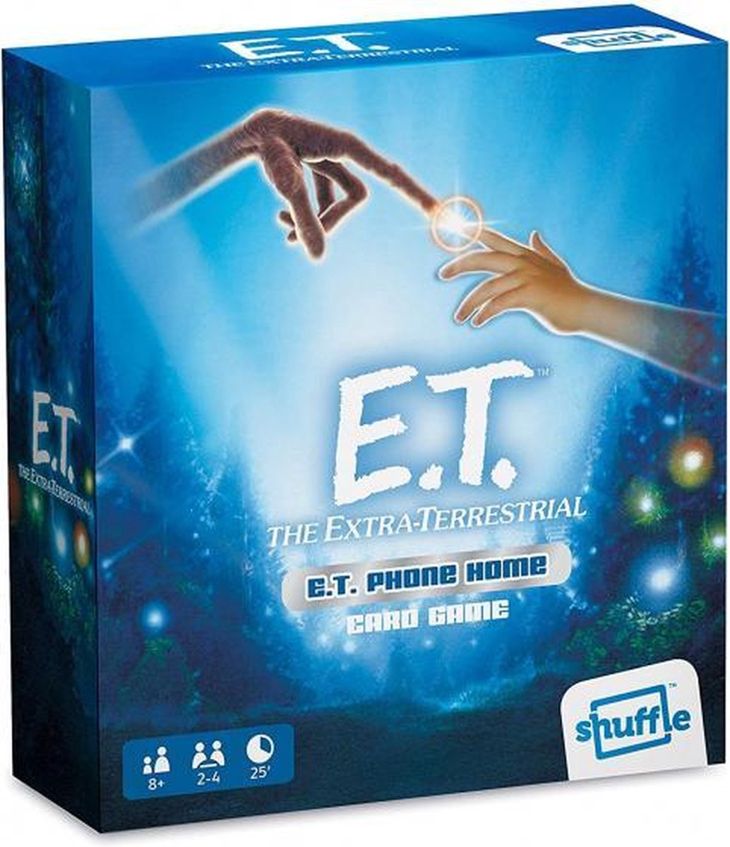 kaartspel E.T. 12.8 x 19.8 x 3.8 cm karton blauw