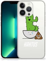 Beschermhoesje iPhone 13 Pro Max Smartphone hoesje Cactus Poo