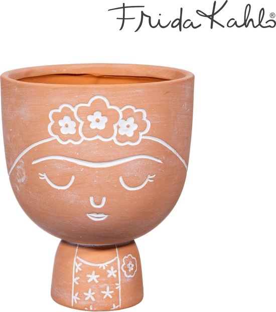 Sass & Belle Mini Petit Frida Kahlo visage Jardiniere Fleur Plante Pot Home Decor 