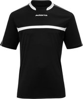 Masita | Sportshirt Dames & Heren Korte Mouw - Brasil - Sneldrogende Climatech - BLACK/WHITE - 152