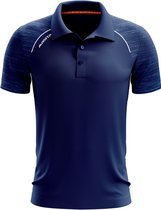 Masita | Polo Shirt Heren - Sportpolo - Korte Mouw - Tennis Polo - Comfortabele & Stijlvol - Supreme Lijn - Licht - Elastisch Materiaal - marine - XXL