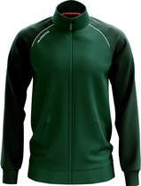 Masita | Trainingsjack Heren - Supreme trainingsvest - Comfortabel Sportvest - Zakken met Rits - Houdt warm - Voelt Licht aan - GREEN - XXXL