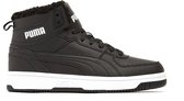 Puma Rebound Joy Fur Sneakers Zwart Kinderen - Maat 39