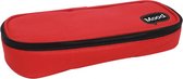 etui Victory junior 22 x 10 x 5 cm canvas rood/zwart