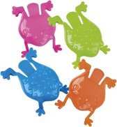 kinderspel Jumping Frogs junior 8 cm 4-delig