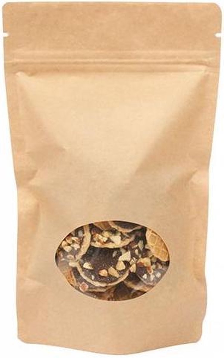 Goedkoopste Stazakken Kraft 113 gram | 130x79x206mm - 100 st