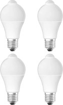 4 stuks Osram LED Bewegingsensor lamp E27 9W 2700K Niet dimbaar