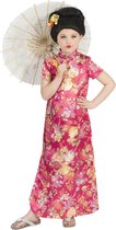 Geisha Kostuum | Chique Kimono Hanako | Meisje | Maat 140 | Carnaval kostuum | Verkleedkleding