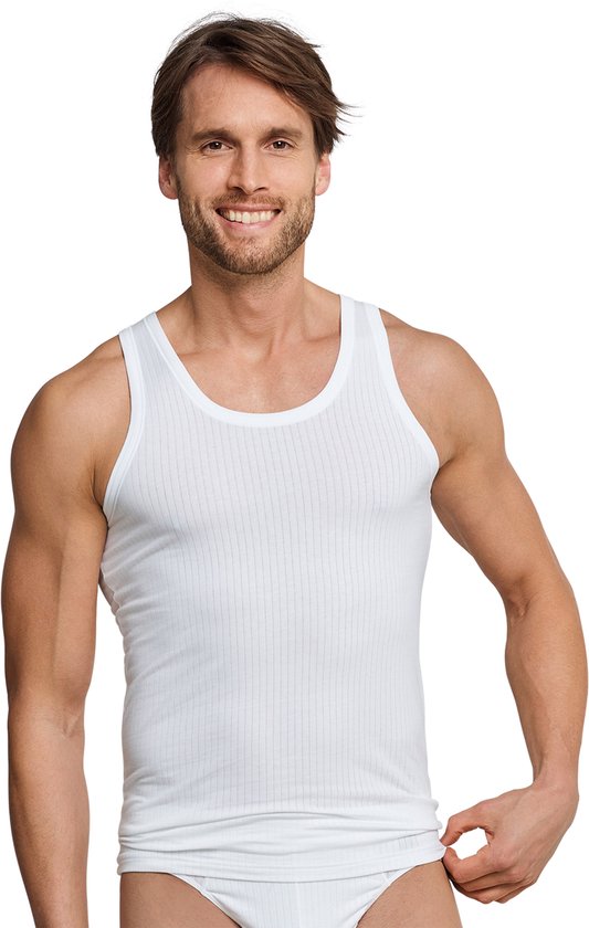 Maillot de corps homme Schieser Authentic - lot de 2 - Zwart - Taille 2XL