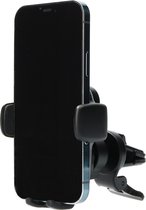 Mobiparts - Universele Telefoonhouder Auto - Autohouder 15W Draadloze Qi Snellader - One-Hand, Quick Release & 360° Roteerbaar + USB-C kabel