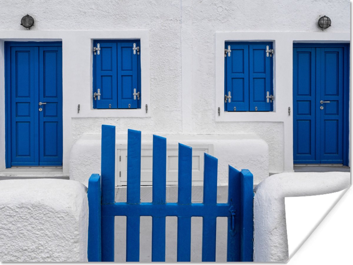 Huis - Architectuur - Blauw - Wit