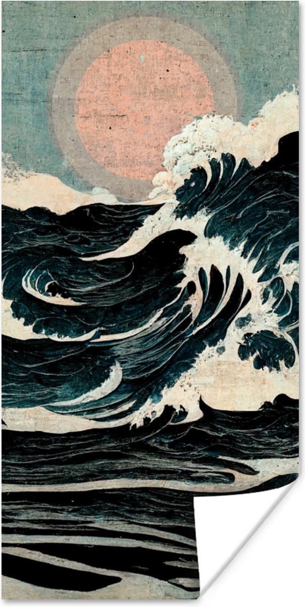 Vintage - Zee - Golven - Zon
