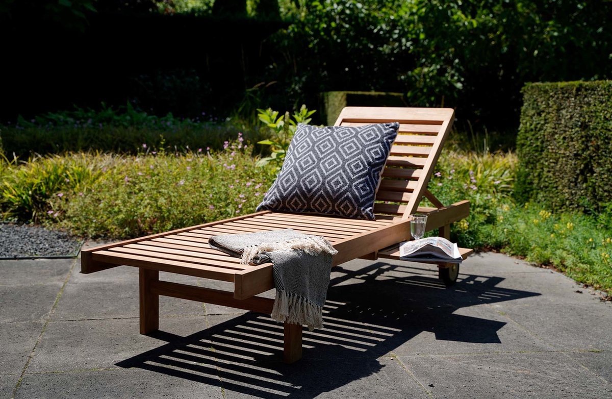 Lesli Living Bain de soleil - Bois de teck