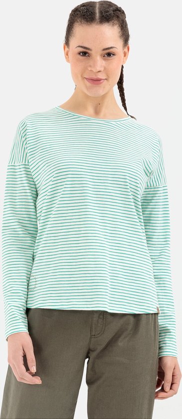 camel active Shirt met lange mouwen met lange mouwen - Maat womenswear-S - Groen