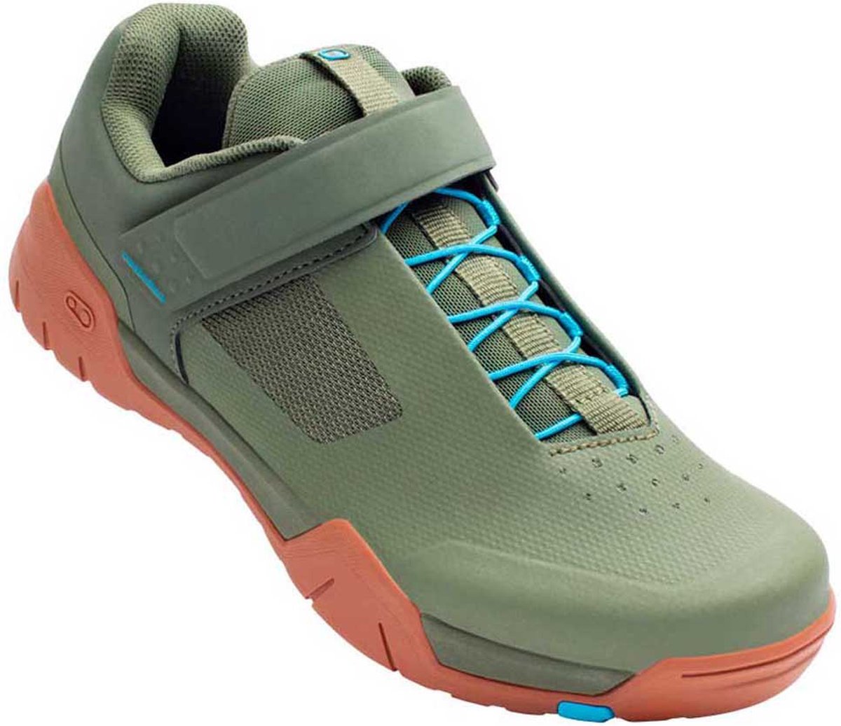 CRANKBROTHERS Mallet E Gum Outsole MTB-schoenen - Green / Blue - Heren - EU 41