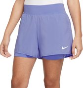 NIKE Court Victory Korte Broek Dames - Light Thistle / White - S