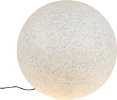 QAZQA nura - Moderne Vloerlamp | Staande Lamp - 1 lichts - H 96.7 cm - Grijs - Buitenverlichting
