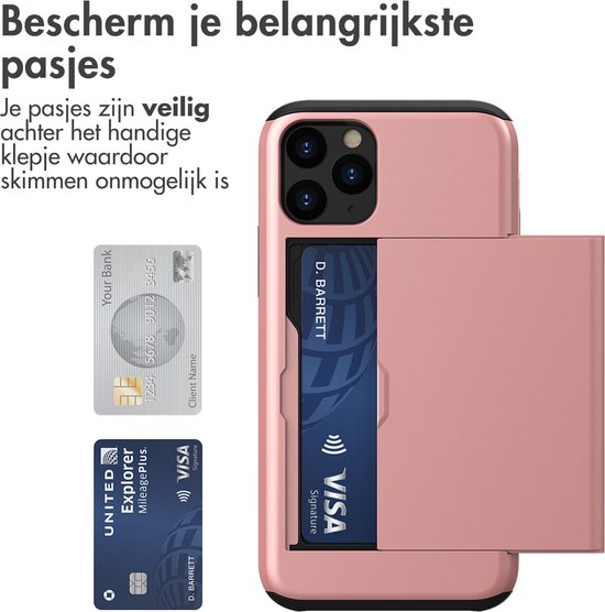verwarring Afscheiden hefboom iPhone 11 Pro Hoesje - Ruimte voor 2 pasjes - iMoshion Telefoonhoesje met  Pasjeshouder... | bol.com