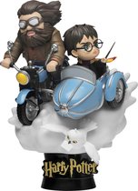 Beast Kingdom - Warner Bros - Harry Potter - Hagrid and Harry op de Motor met Zijspan - Beeld - 15cm
