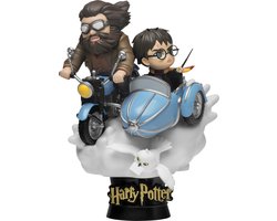 foto van Beast Kingdom - Warner Bros - Harry Potter - Hagrid and Harry op de Motor met Zijspan - Beeld - 15cm