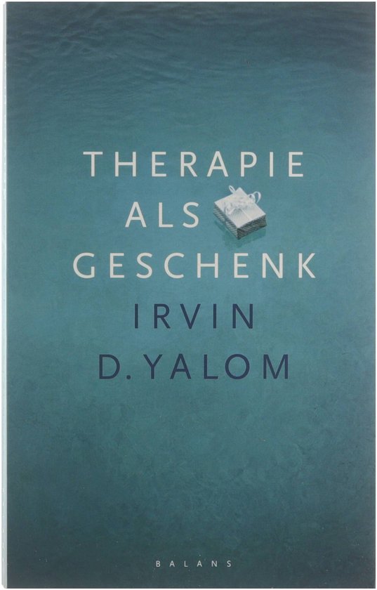 Titel: Therapie Als Geschenk. Met een afbeelding van een cadeau met strik.