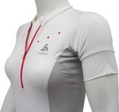 Odlo Collar montant S/ S 1/2 Zip Gavia 410891-10000, Femme, Wit, Taille du t-shirt: XL EU