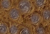 Fotobehang Silver Rose | XXL - 312cm x 219cm | 130g/m2 Vlies