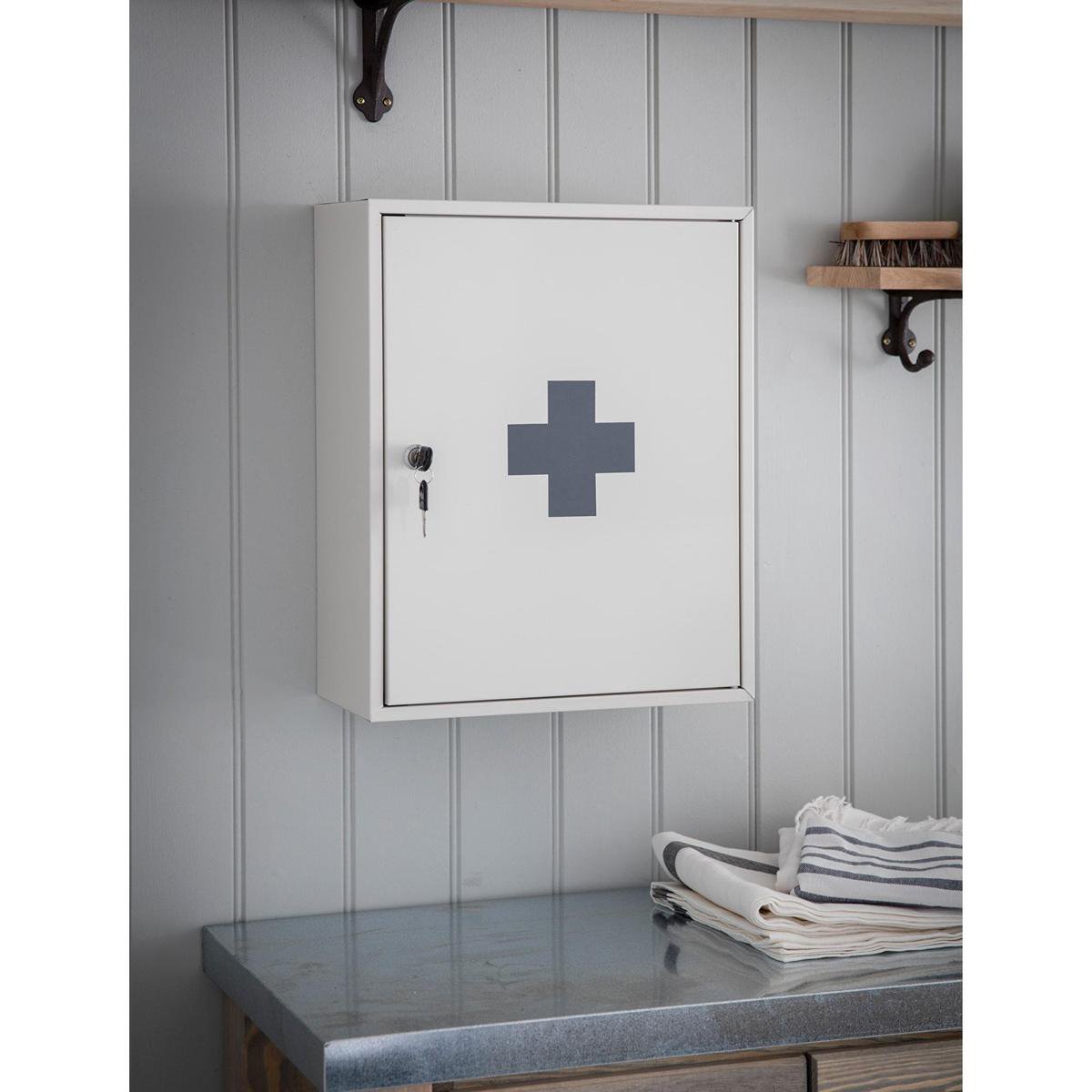 Zeller -medicijnkastje -medicijncabinet – 30x12x60 cm – wit metaal – | Gecontroleerde retourproducten en nieuwe overstockproducten tegen een onverslaanbare lage prijs
