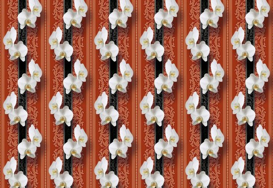 Fotobehang Flowers Floral | XL - 208cm x 146cm | 130g/m2 Vlies