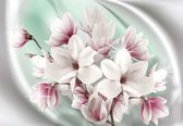Fotobehang Magnolia Flowers | XXXL - 416cm x 254cm | 130g/m2 Vlies