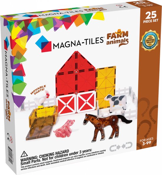 Magna-Tiles Farm Animals 25-delige set