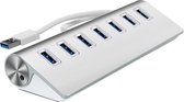 DrPhone - Aluminium USB Hub - 7 USB 3.0 poorten - Multi Adapter USB Stick / Printer / Muis / HDD Hardeschijf / Hub