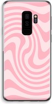Case Company® - Hoesje geschikt voor Samsung Galaxy S9 Plus hoesje - Swirl Roos - Soft Cover Telefoonhoesje - Bescherming aan alle Kanten en Schermrand