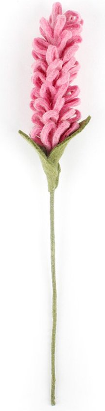 Feutre Jacinthe Bloem Rose - 40cm