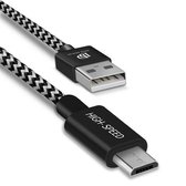 Dux Ducis Woven Micro USB 25cm - Black