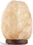 Witte Zoutsteen lamp 2-3 kilo - oranje / wit Witte Zoutsteen lamp 2-3 kilo - oranje / wit