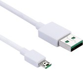 1m originele OPPO snel opladen micro USB-kabel, voor R9 Plus / R7 / R7 Plus / N3 / R5 / U3 / Find7 / R7S telefoon (wit)
