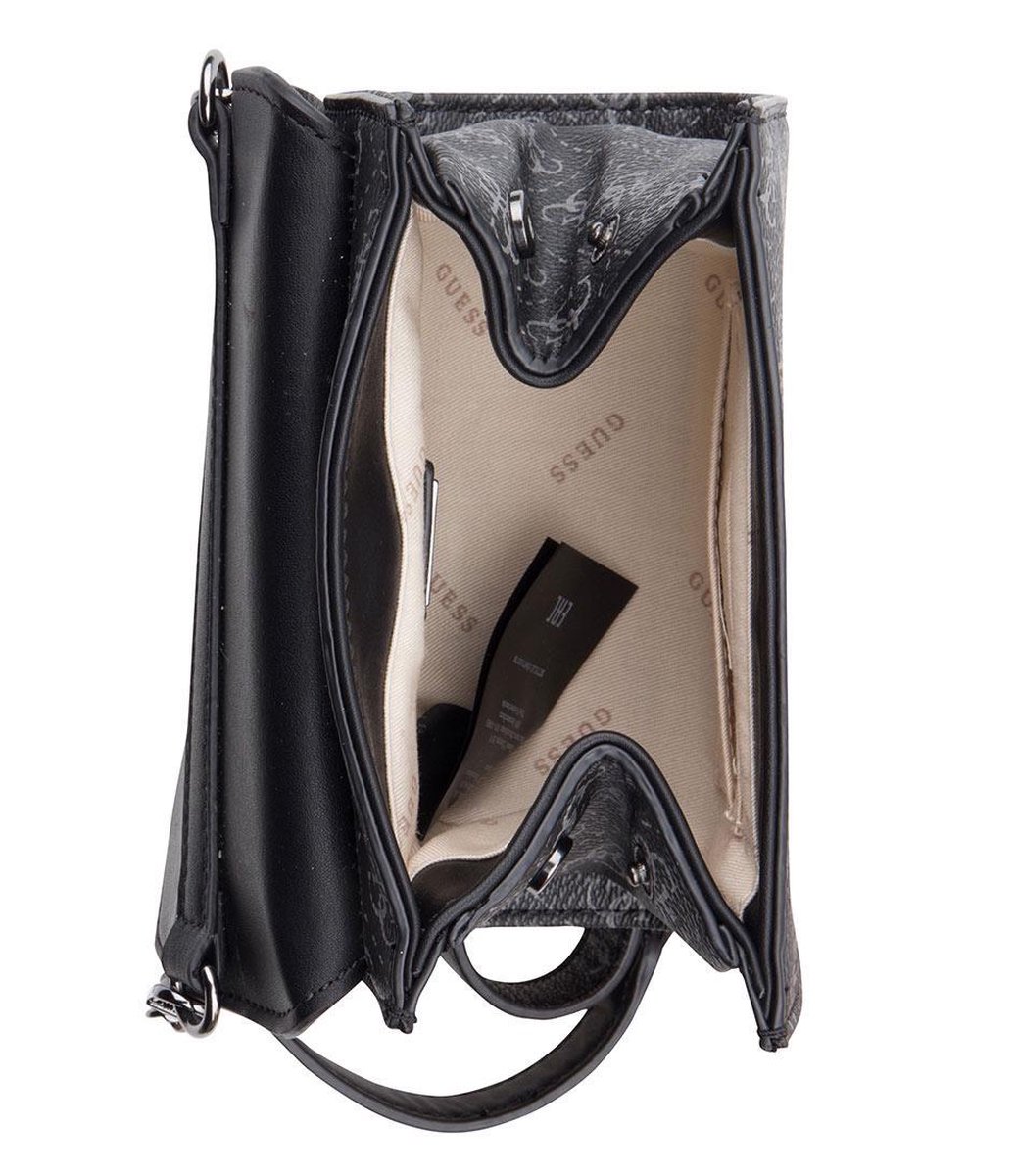 Guess Crossbodytas Mia Mini Crossbody Flap Zwart bol