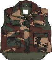 Fostex Garments - Kids padded vest woodland (kleur: Woodland / maat: XL)