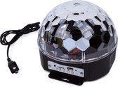 youOKLight YK2227 6 kleuren LED fase Light  Disco DJ Strobe roterende Projector licht Bluetooth geluid geactiveerd Crystal Magic Ball partij verlichting met afstandsbediening  VS / EU Plug  A