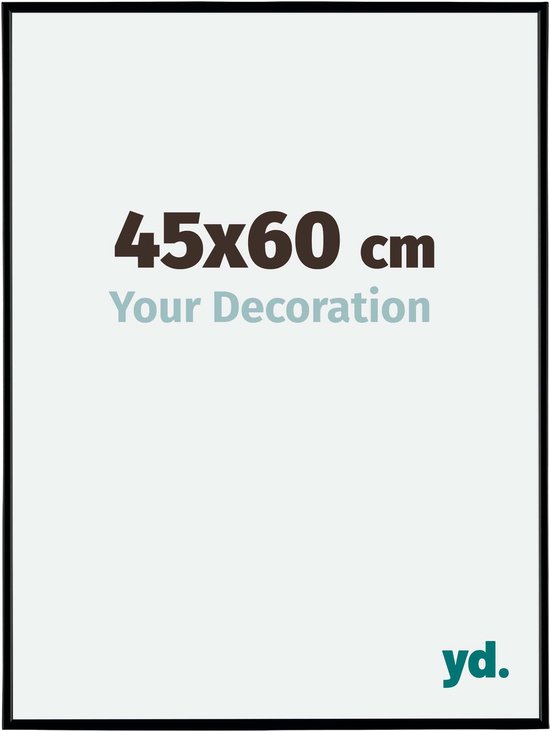 Your Decoration - Fotolijst 45x60 cm - Kunststof - Zwart Mat - Evry