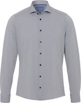 Pure - The Functional Shirt Patroon Donkerblauw - Heren - Maat 38 - Slim-fit