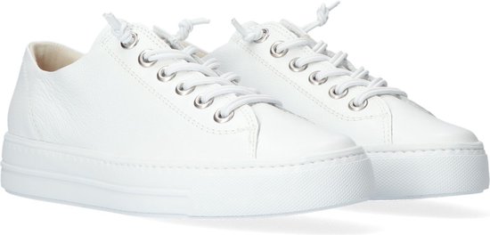 Paul 4081 Lage sneakers - Leren Sneaker - Dames - Wit - Maat 38,5 | bol.com