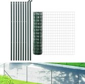 Clôture - Clôture - Clôture de jardin - Clôture - Treillis de jardin - Grillage - Poteaux inclus - 10 mx 1,2 m