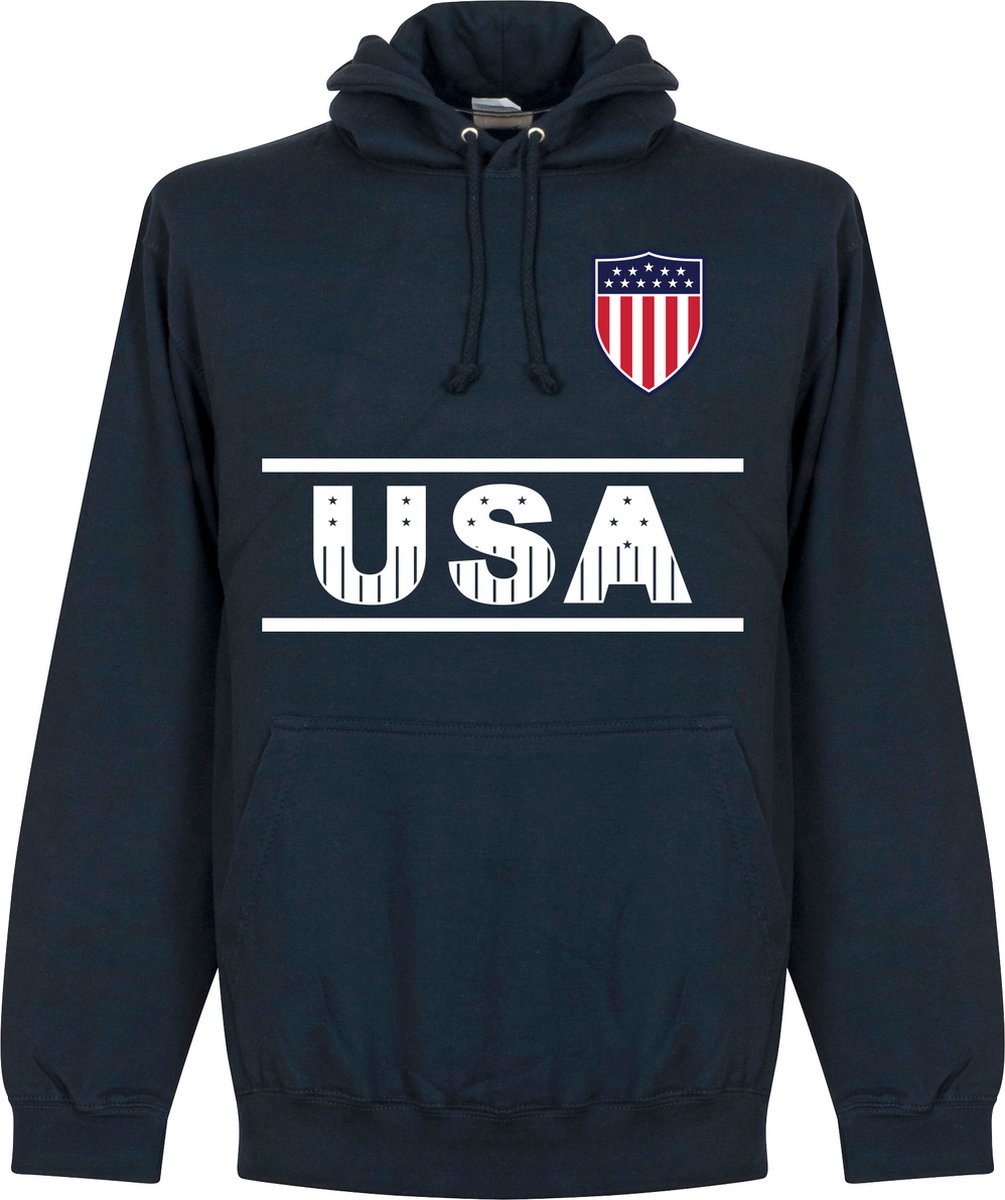 Verenigde Staten Team Hoodie - Navy - XL