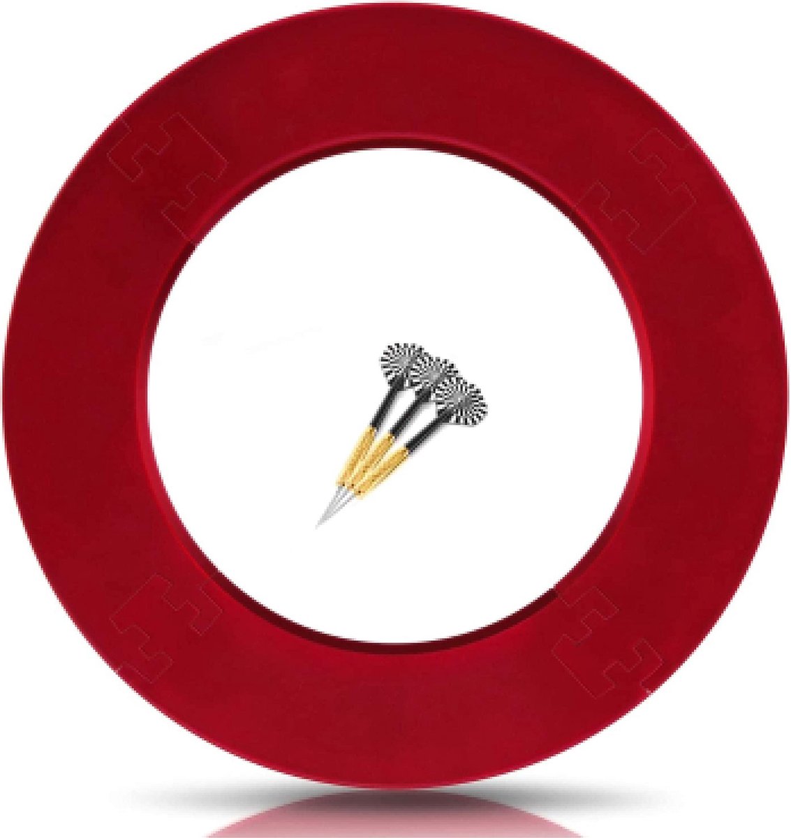 ProDarts Dart Surround Voor Alle Merken Dartborden - Dart Catching Ring In Rood - Hoge Kwaliteit Stabiele Surround - Wandbescherming Voor Het Dartbord Zonder Extra Bevestiging - Professionele Look