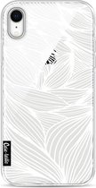 Casetastic Apple iPhone XR Hoesje - Softcover Hoesje met Design - Wavy Outlines Print