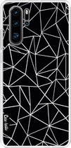 Casetastic Huawei P30 Pro Hoesje - Softcover Hoesje met Design - Abstraction Outline Print